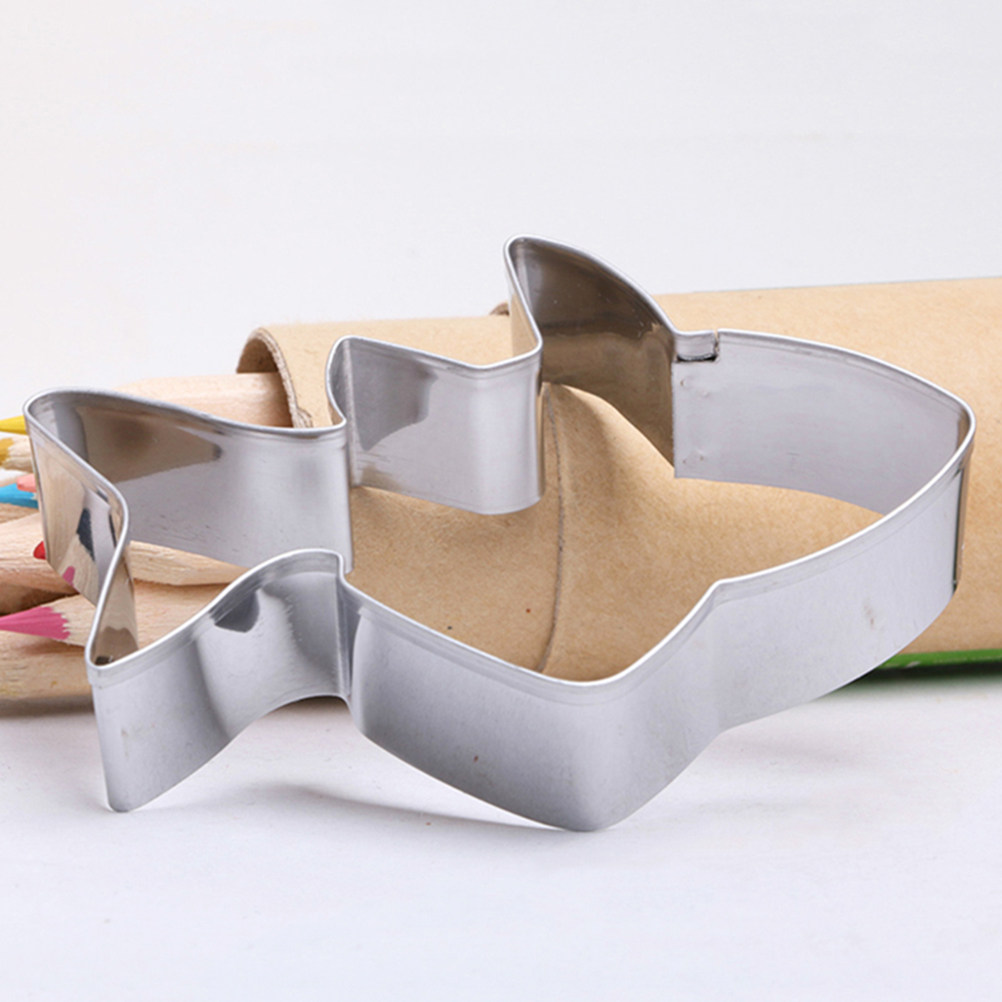 Baking Kitchen Set - 3Pcs Fish Shape Stainless Steel Cookie