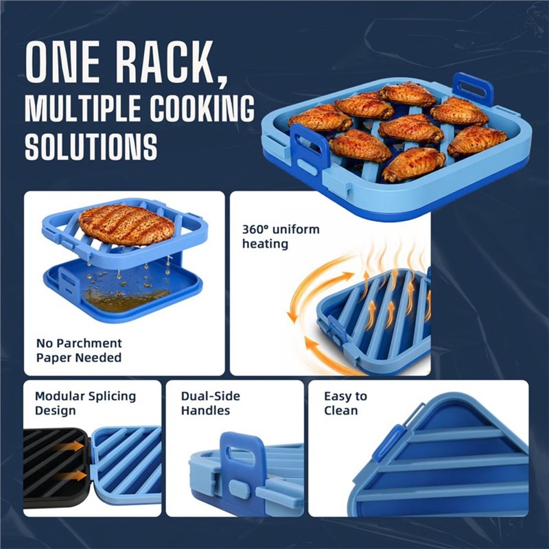 LLCS-Grill Pan Multifunctional - Kitchen Baking Rack ulasan dan harga