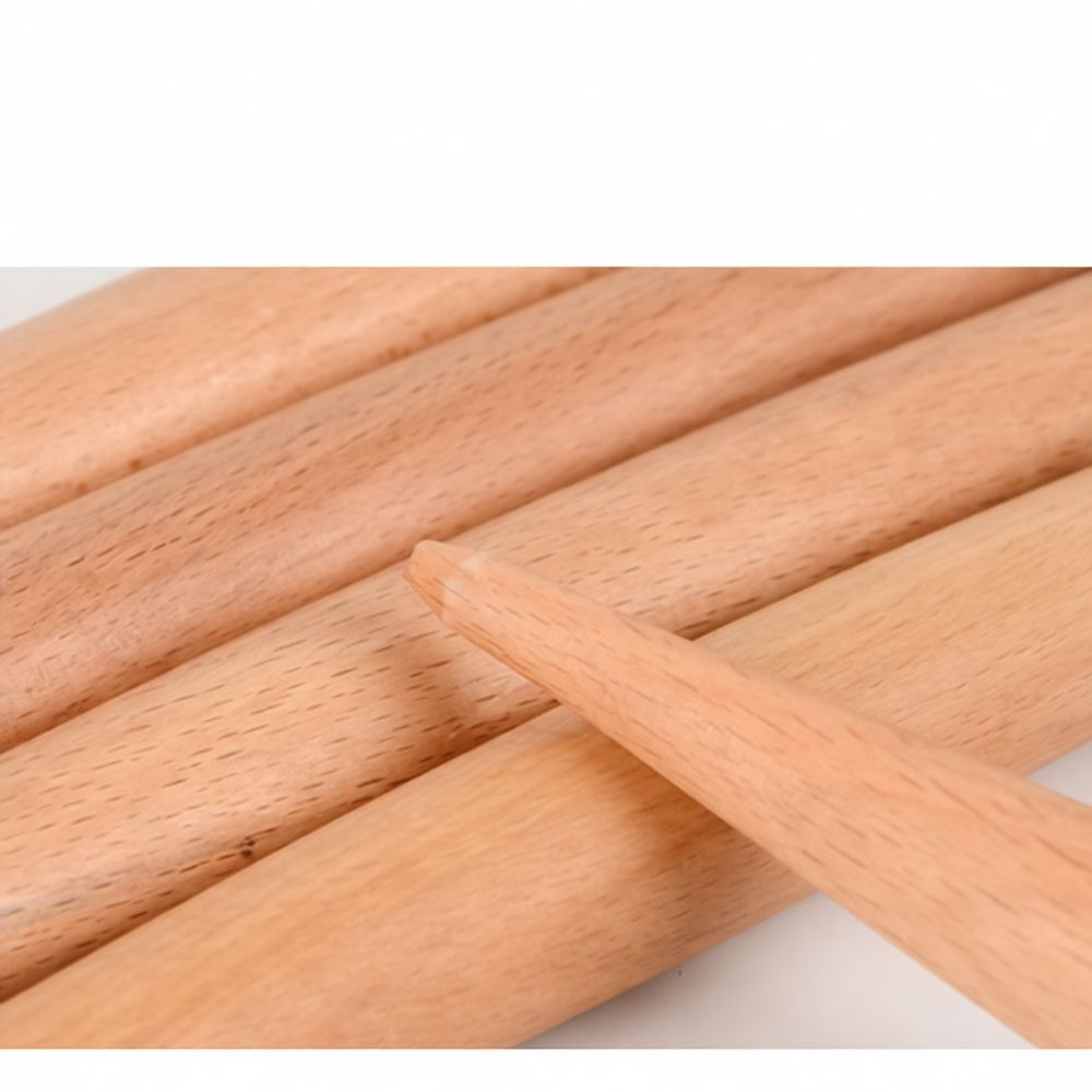 Durable Wooden Rolling Pin Poi - Kitchen Roller Baking ulasan dan harga