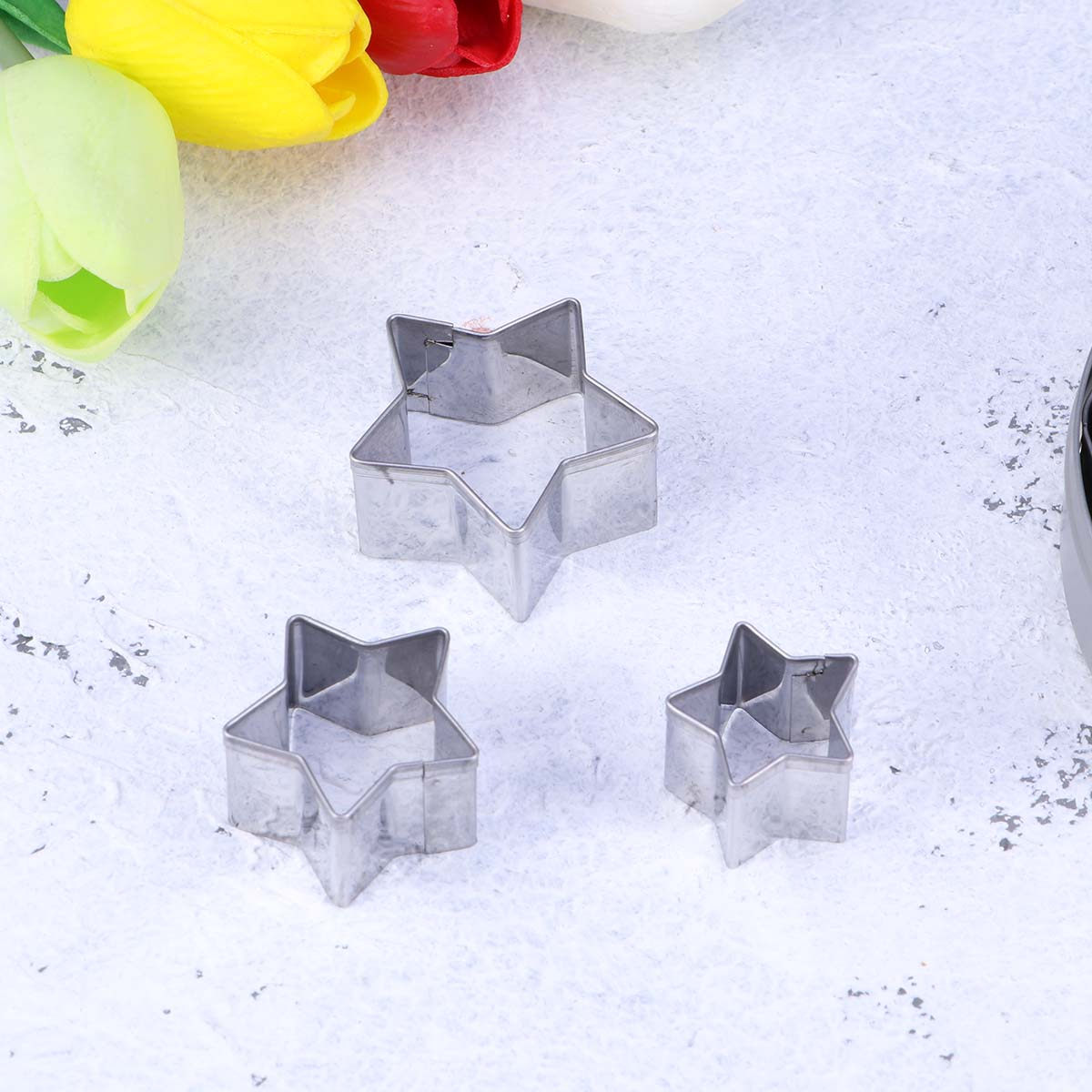 24Pcs Cookie Cutters Set Stain - Baking Kitchen Set ulasan dan harga