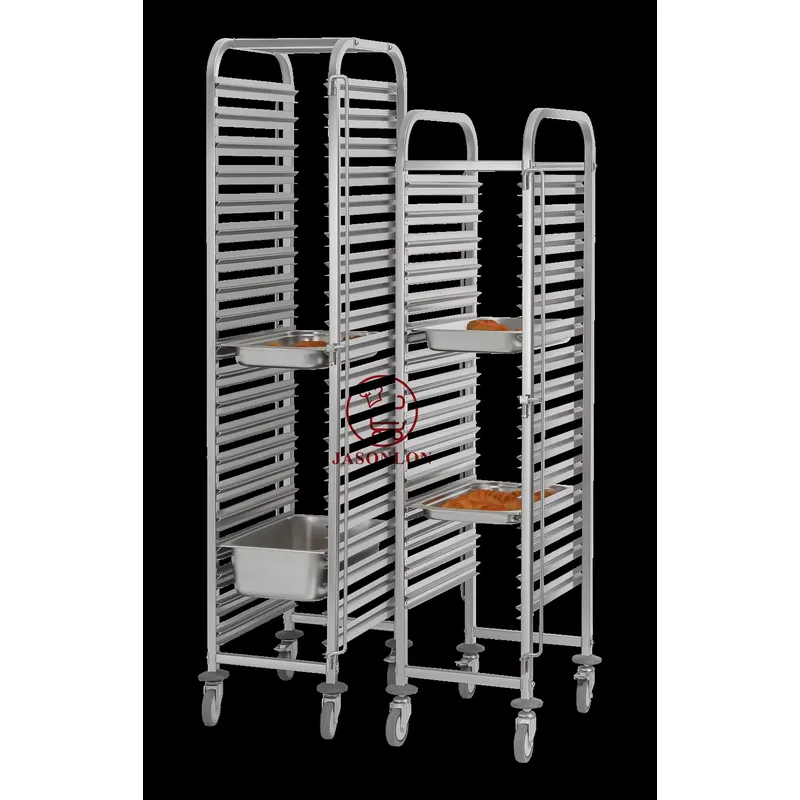 Stainless Steel Heavy-Duty 4-W - Kitchen Baking Cart ulasan dan harga